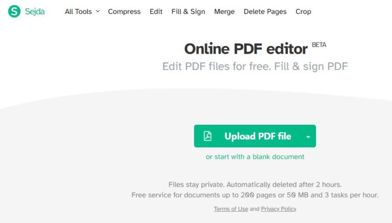 Sejda Pdf Editor A Comprehensive Guide To Online PDF Editing TechArcis Solutions