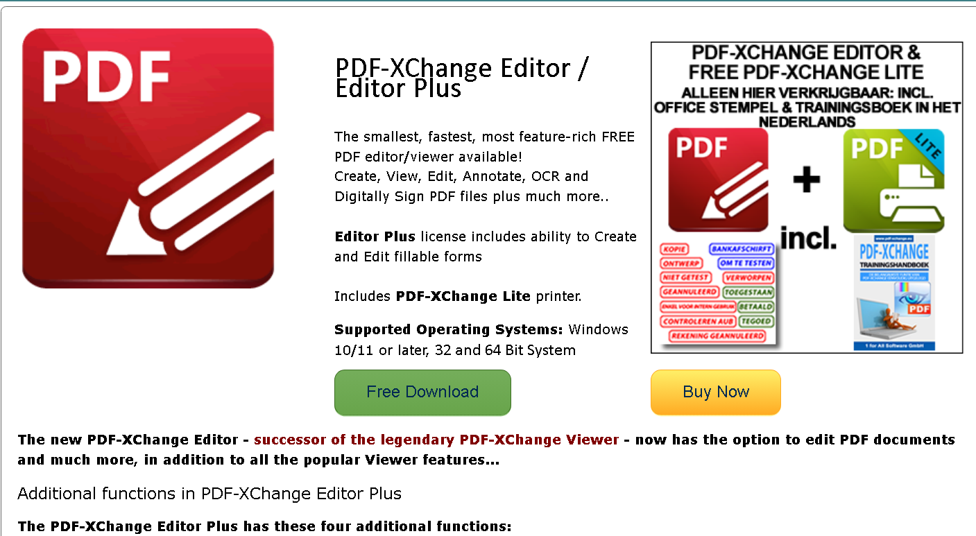 PDF-XChange Editor