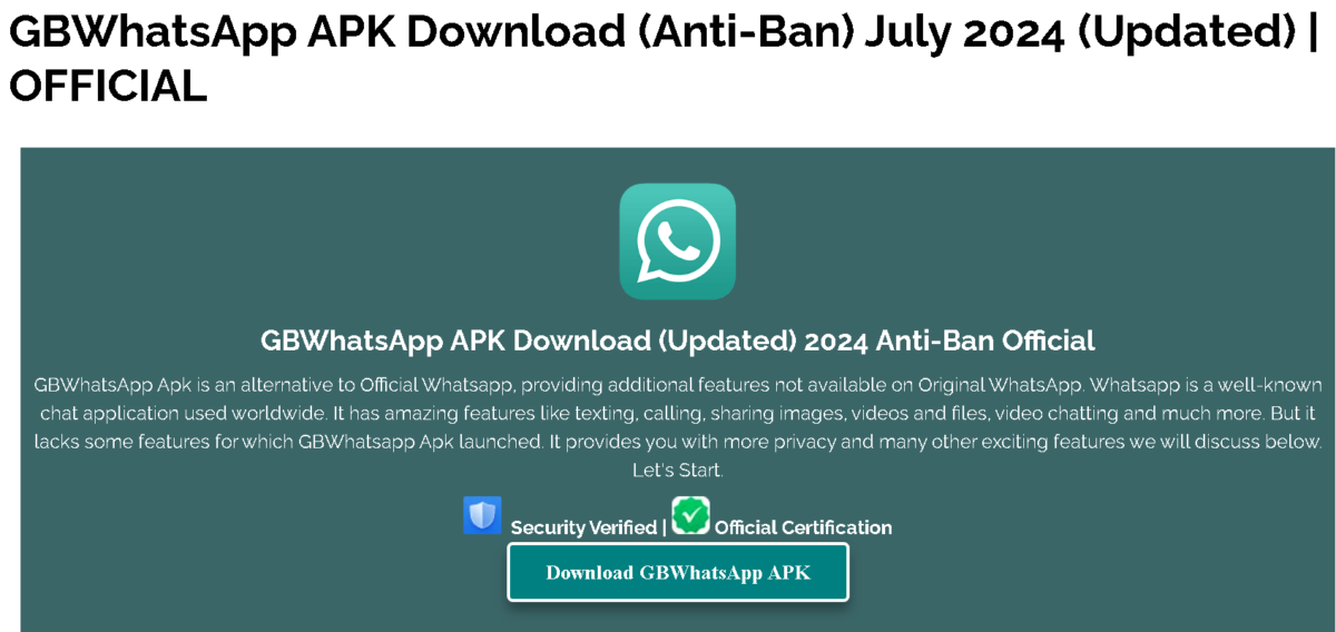 GB WhatsApp Pro APK Download Enhancing Your Messaging Experience