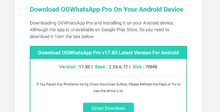 OGWhatsApp Pro APK Download - Elevate Your Messaging Experience