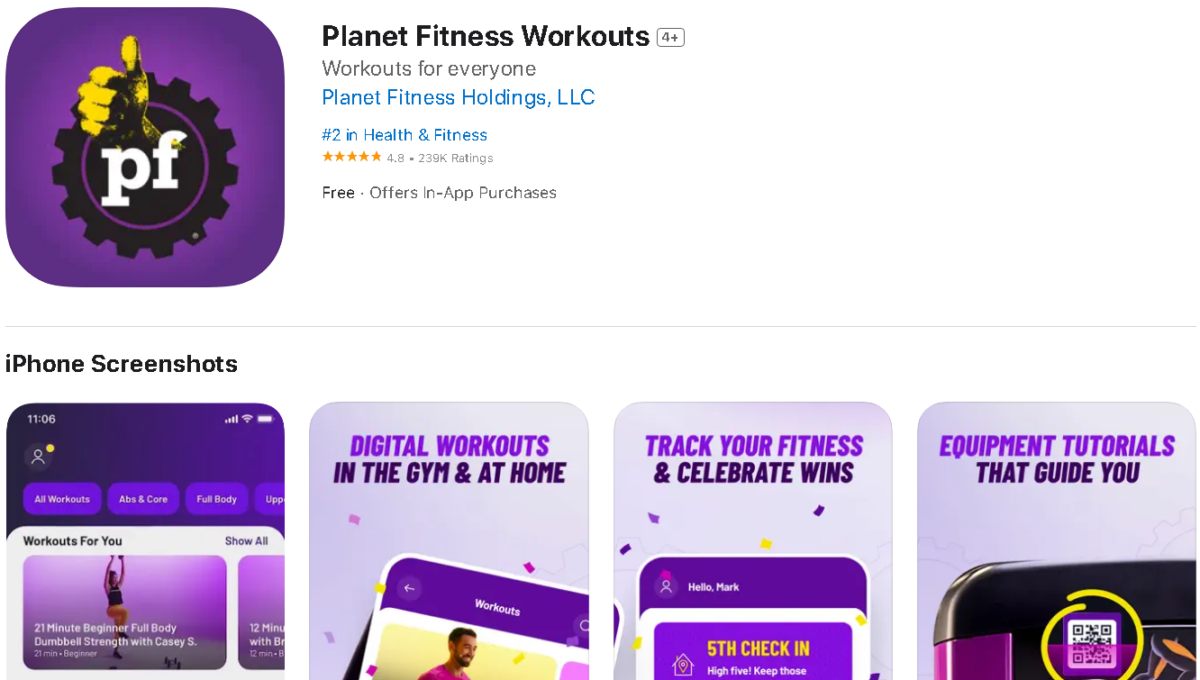 Planet Fitness Workouts: Workouts, Fitness Classes, and Training Plans